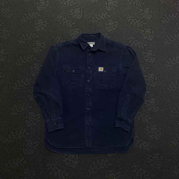 [L] carhartt 칼하트 리메이크 워크 울 셔츠 --