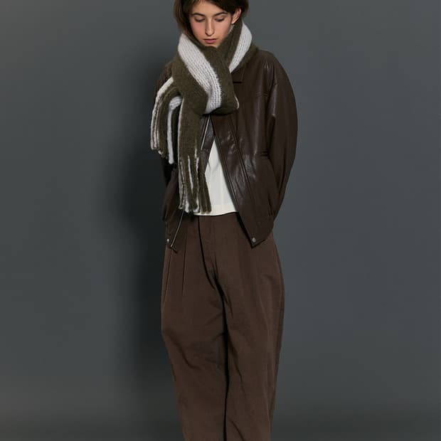 리리수 Blyss Muffler / Khaki Grey