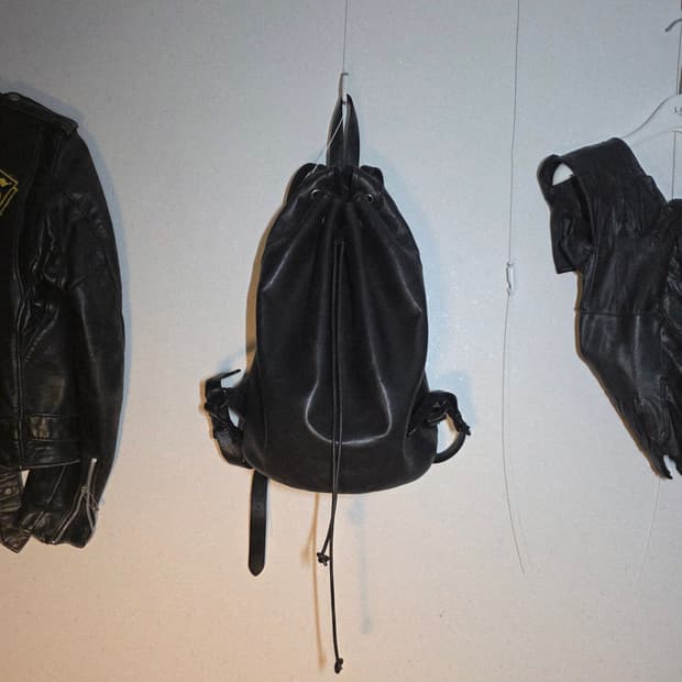 Digawel x yoshida porter leather bag