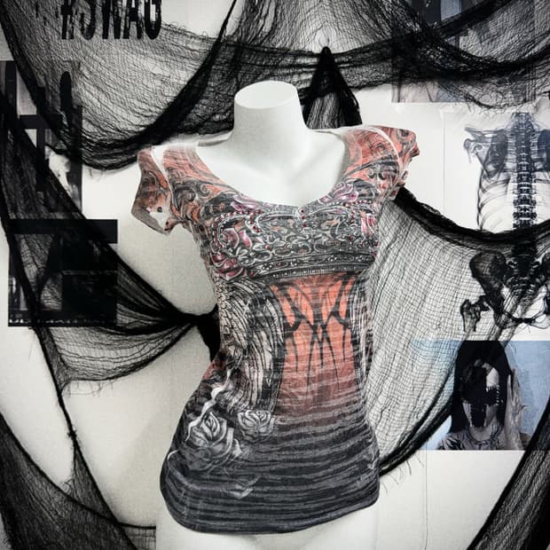 00s crown printing halfsleeve