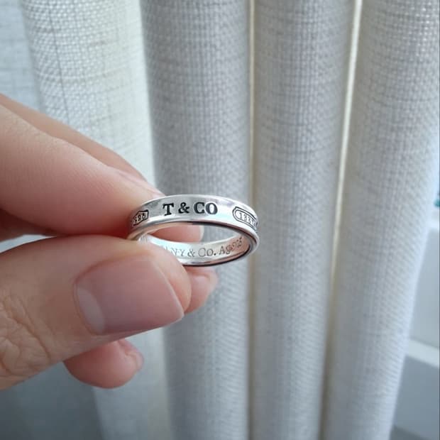 티파니앤코 1837 실버 링 9호
