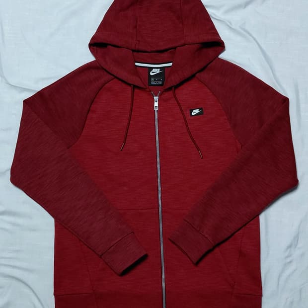 [M] 나이키 어드밴스 후드 집업 (버건디/95)