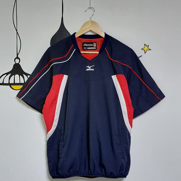 [L] 미즈노(Mizuno) 베이스볼 반팔 피스테