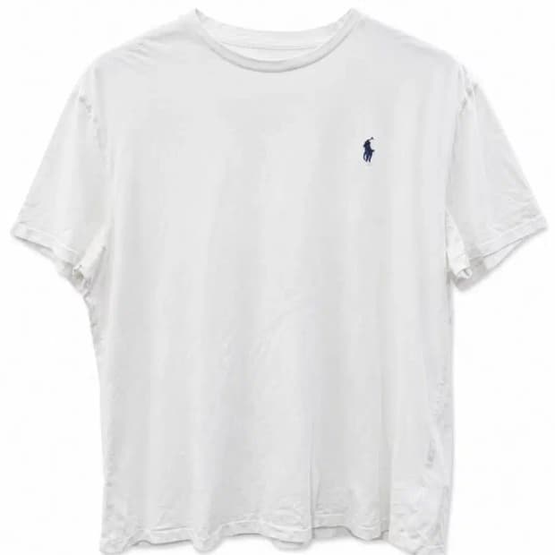 폴로 랄프로렌 화이트 반팔티 XL