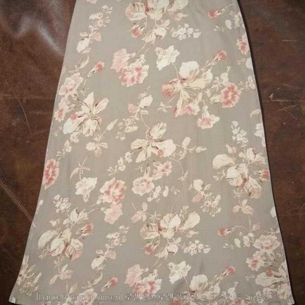 [Lauren Ralph Lauren] 로렌 랄프로렌 플로럴 실크 스커트