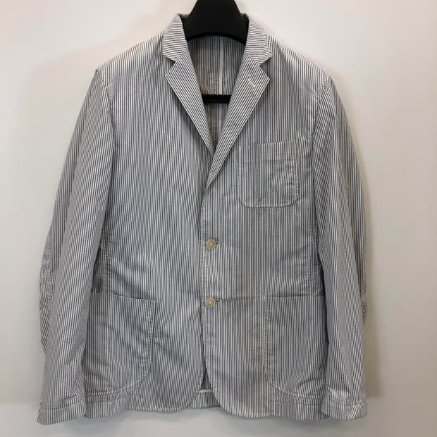 유니클로 시어서커 자켓 L