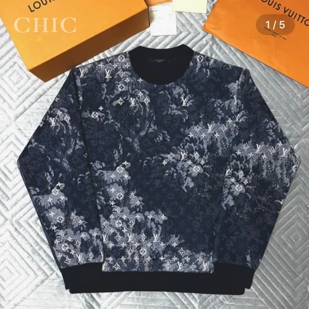 [루이비통 태피스트리 모노그램 스웨트 셔츠 | 한정판]