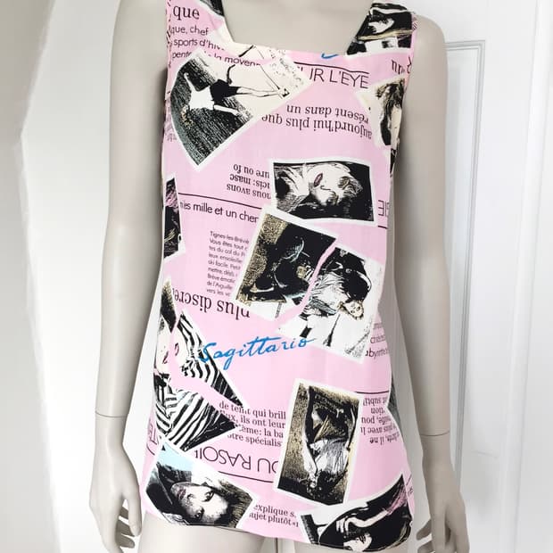 Vintage  Photo Illustration  Sleeveless 