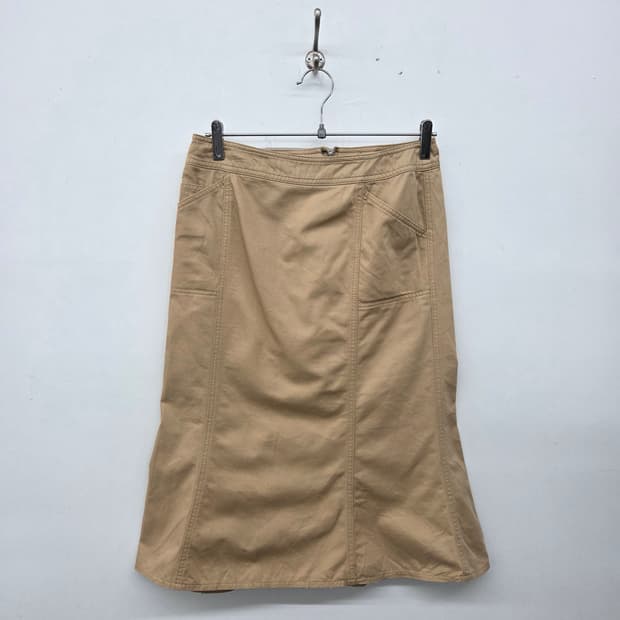 버버리 면 스커트 허리 30in