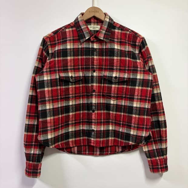 [S] 생로랑 18FW 플란넬 셔츠