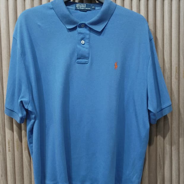 폴로 랄프로렌 로고 카라 반팔티 -X L