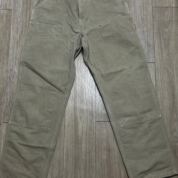 [32] 칼하트 wip 더블니 팬츠 베이지 색상 판매