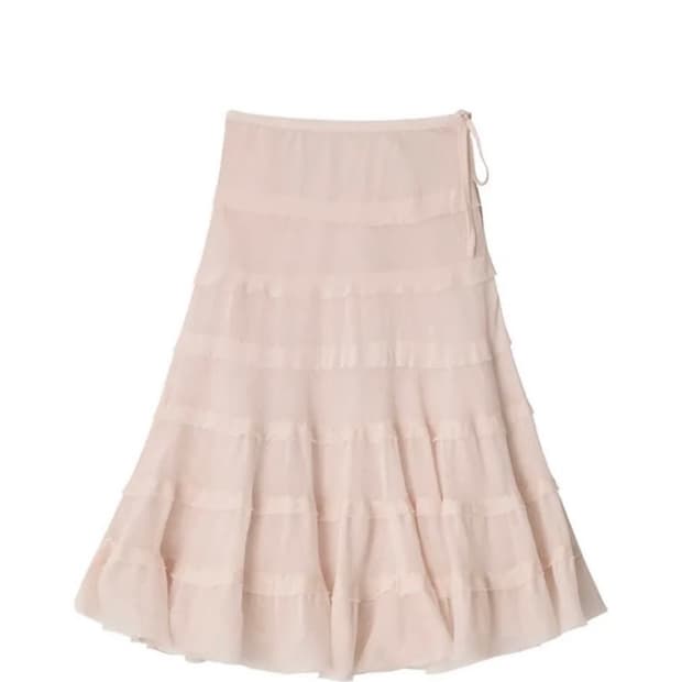 콜로신스 Nora shimmering skirt apricot 스커트