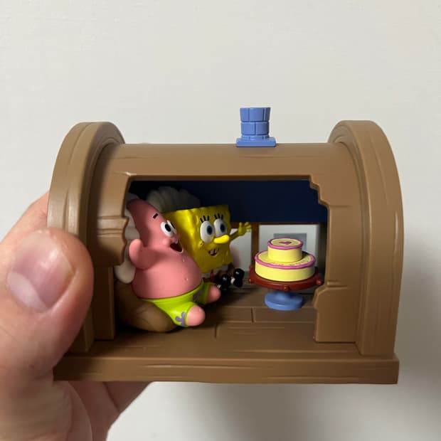 팝마트 스펀지밥 하우스 3종 일괄