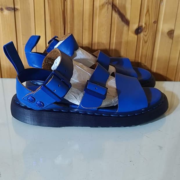 260mm 닥터마틴 그리폰 블루 가죽 샌들