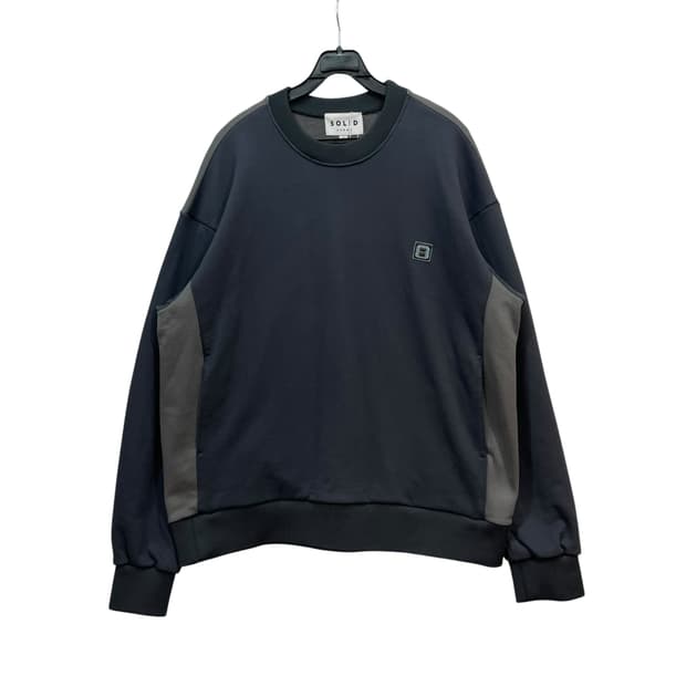 SOLID HOMME Panel Sweatshirt