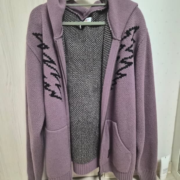 디스이즈네버댓x그레이트풀데드 니트 후드 플럼 M