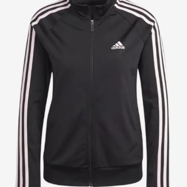 아디다스 여성용 슬림핏 검정색 져지 (새상품) 