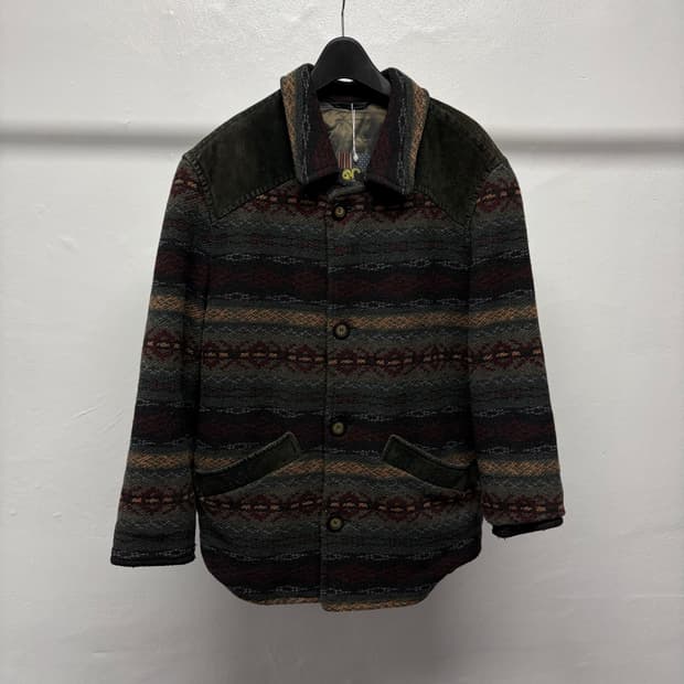 빈티지 페어아일 울 자켓