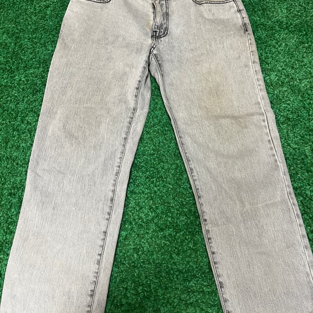 솔리드옴므 그레이 데님 팬츠