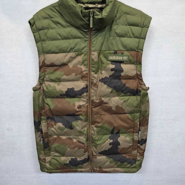 아디다스 카모 패딩조끼 95