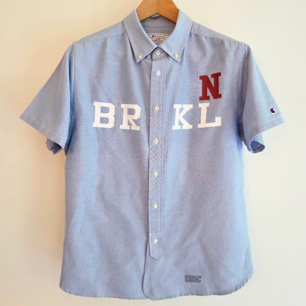 Champion Campus 버튼 다운 1/2 옥스퍼드셔츠