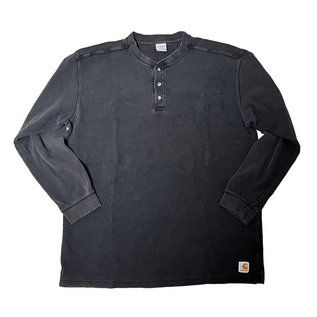 Carhartt Waffle Henryneck (Black, XL)

