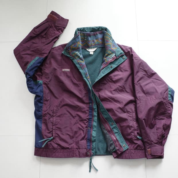 90s 컬럼비아 부가부 Bugaboo 플리스 내피 포함 자켓