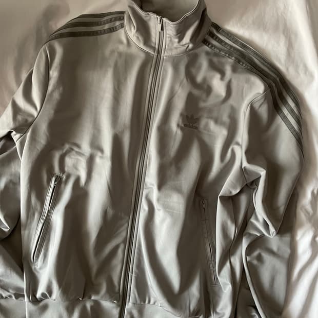 아디다스 트랙탑 져지 저지 그레이 오버사이즈