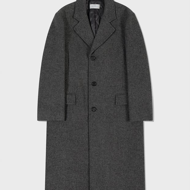 로우클래식 차콜 그레이 코트 S