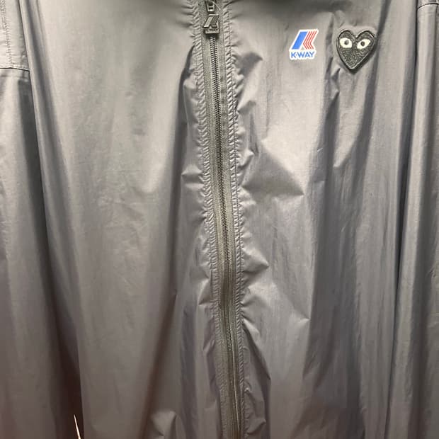 플레이 꼼데가르송 x 까웨 풀 집 자켓 블랙 2XL