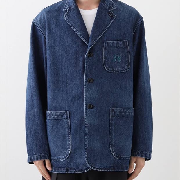 니들스 저널스탠다드 별주 12oz 데님 테일러드 자켓