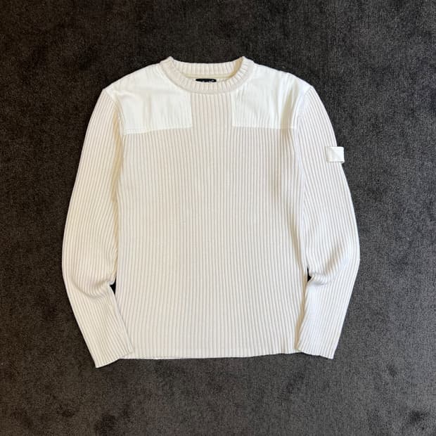 쇼트 N.Y.C. 코튼 립 니트