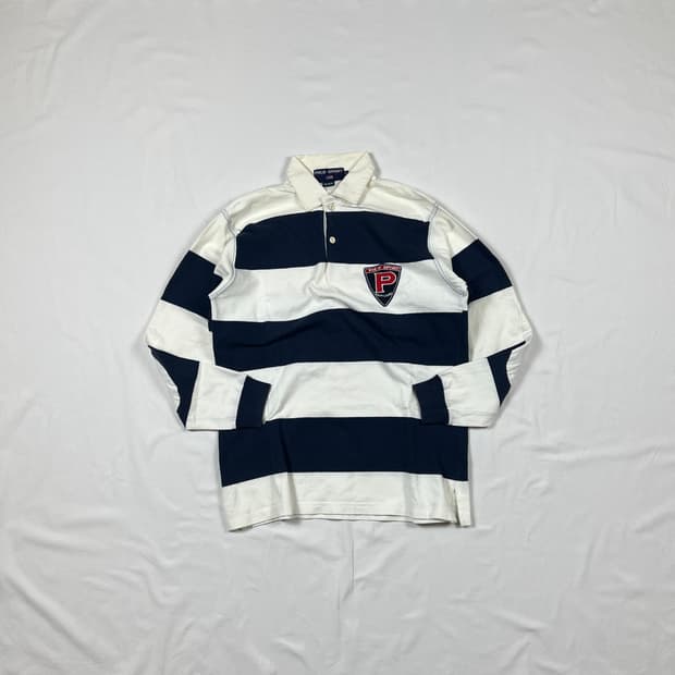 90’s 폴로스포츠 polo sport 쉴드 로고 피케 럭비티