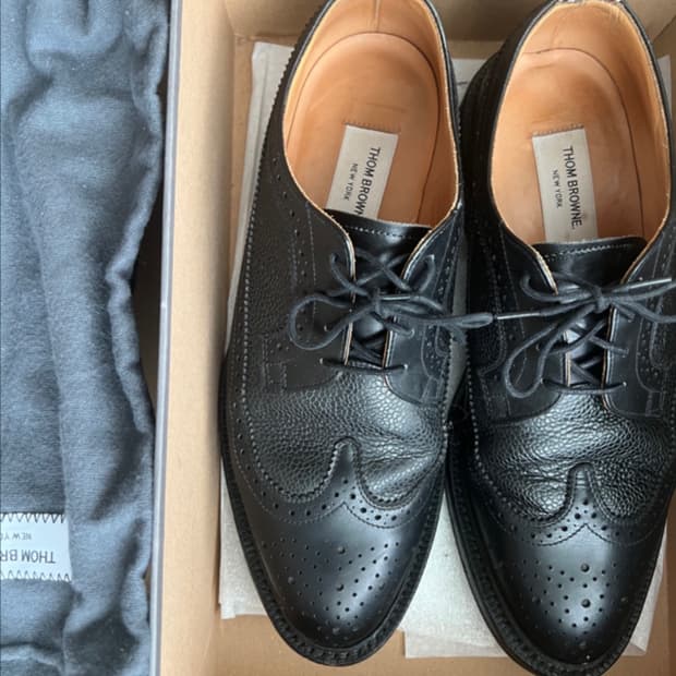 (신품급 개꿀매)톰브라운 윙팁 9사이즈 판매합니다