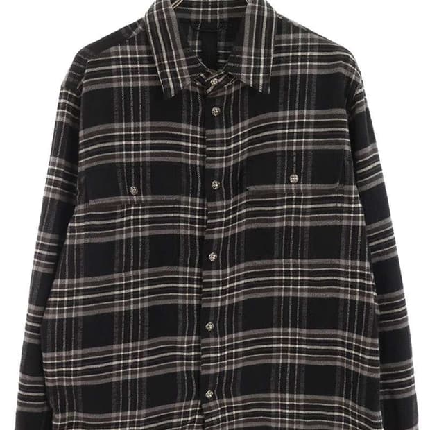 [새상품] 크롬하츠 체크 셔츠 XL