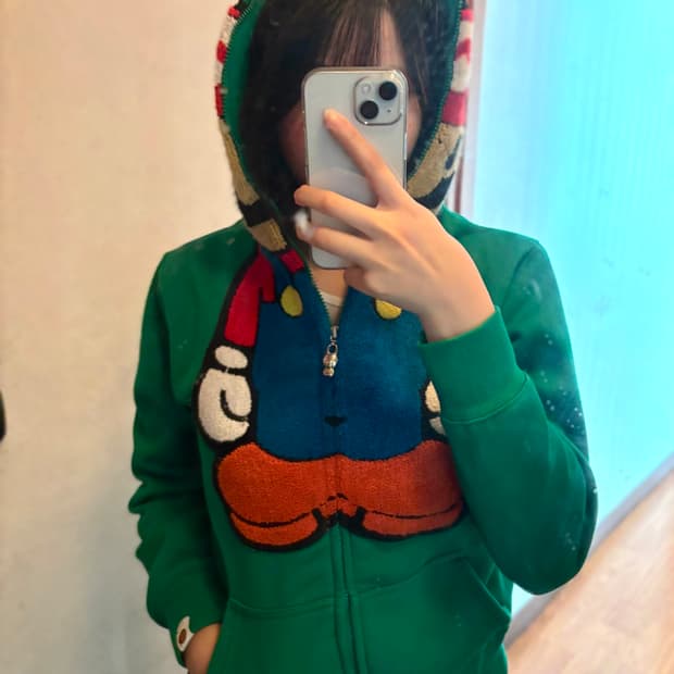 베이비마일로 슈퍼마리오 후드집업