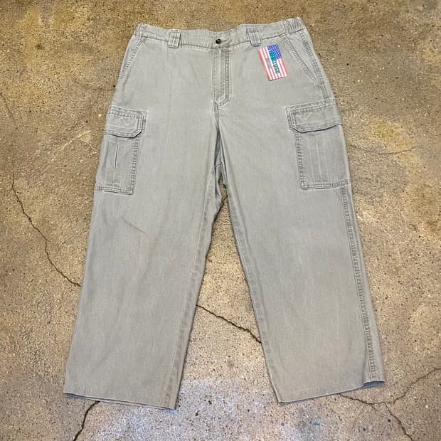 미국 빈티지 엘엘빈 면바지 카고팬츠