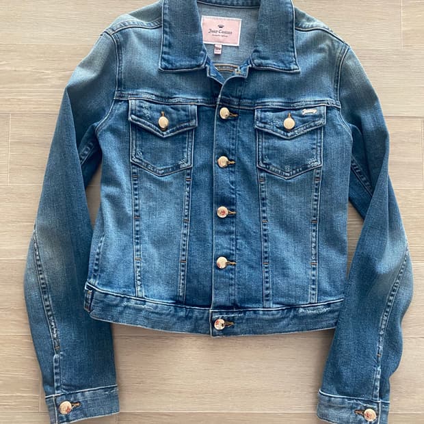 juicy couture 데님 자켓