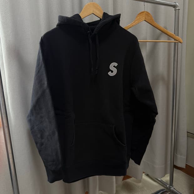 슈프림 s로고 후드티