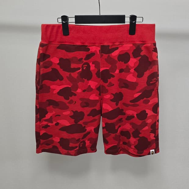 베이프 카모 반바지 L사이즈 판매