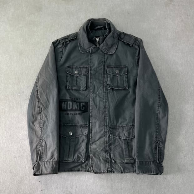 95 할리데이비슨 데님 카키 자켓 