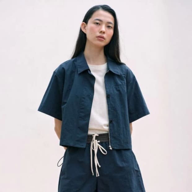 구호플러스 24 반팔 집업 점퍼