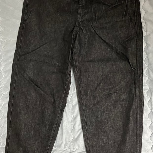 유니클로 와이드 테이퍼드진