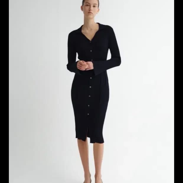 시에 sie 엘리 리브드 드레스 25fw