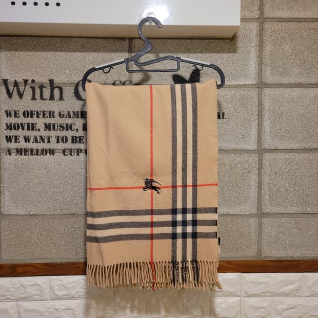 버버리 런던 버진울 머플러 