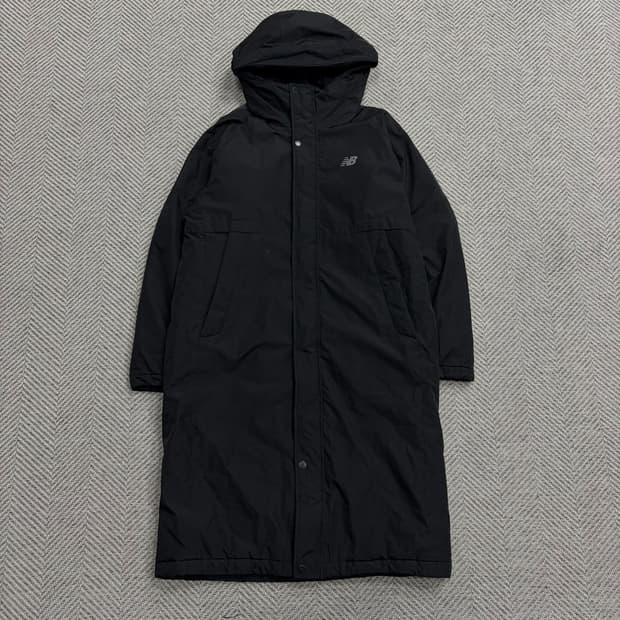 뉴발란스 로고 베이직 롱패딩 v1750 