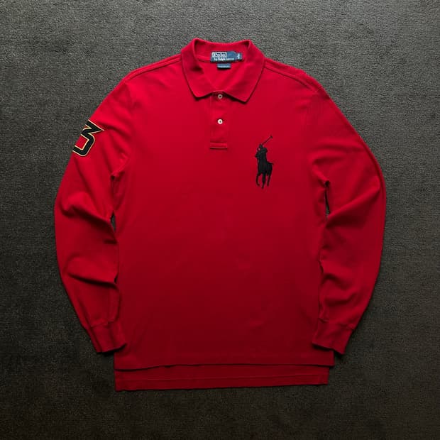 폴로 랄프로렌 빅포니 긴팔 카라티 L