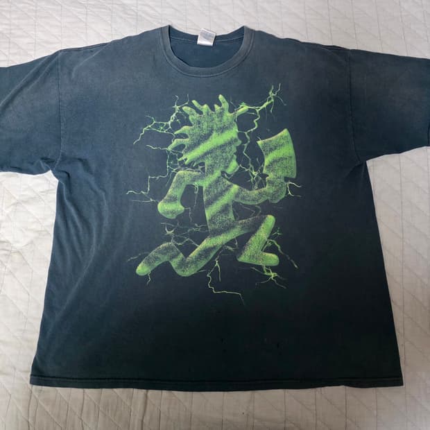 [2XL] 00s ICP 썬더 해칫맨 빈티지 랩티 밴드티 트래쉬드