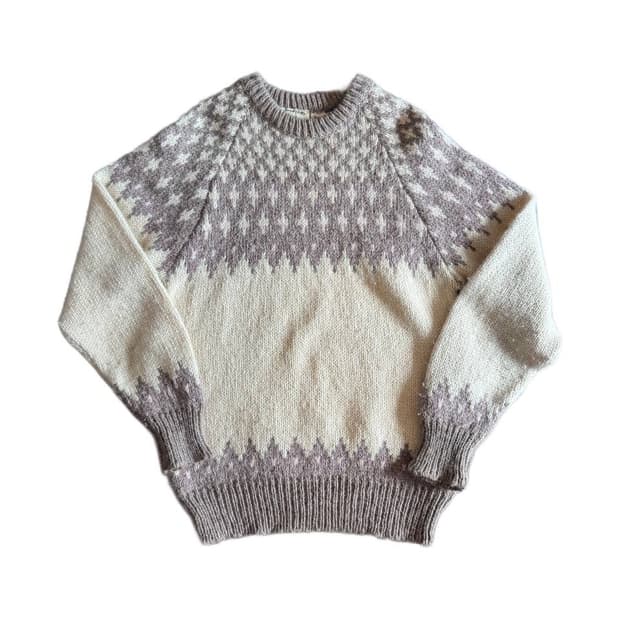 Highland Craft nordic wool sweater